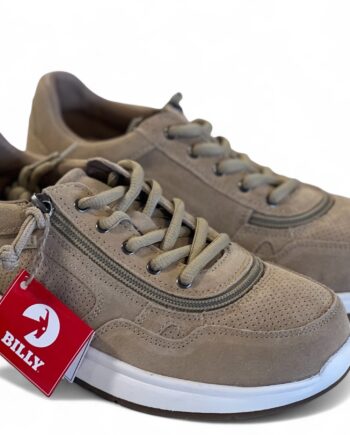 Billy Jogger Sandfarvede Lynlåssko Bred Model - Billy SkoSneaksers