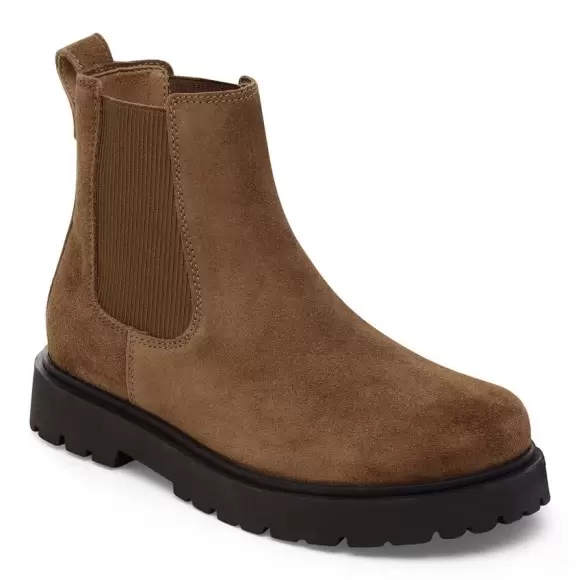 DARK TEA Birkenstock Highwood Slip Women Suede 1030632 - Birkenstock SkoSneaksers - 4067707433551