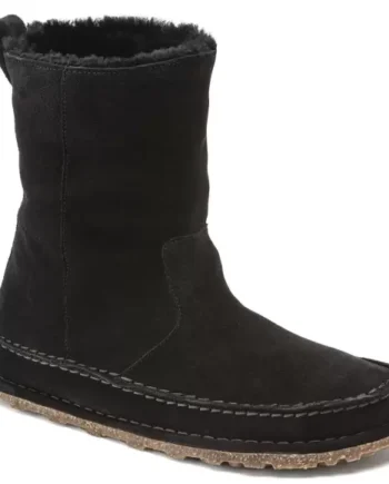 Sort Birkenstock Lahti Suede Shearling 1023646 - Birkenstock SkoSneaksers  - 4061418047144