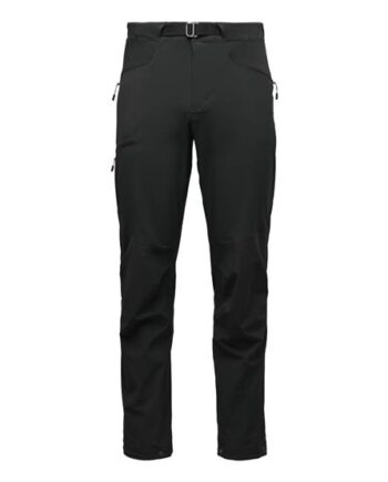 Sort Black Diamond Mens Alpine Pants Black - Black Diamond Jeans  - 793661724582
