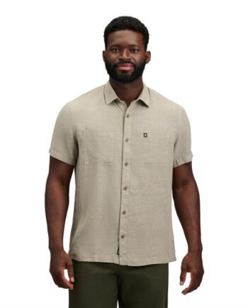 Sort Black Diamond Mens Scenic Route Shirt Chalk - Black Diamond Shirt  - 793661727941