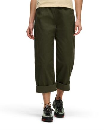 Sort Black Diamond Womens Dirtbag Pants Dark Moss - Black Diamond Jeans  - 793661713708