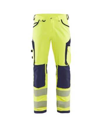 BlÅklder 1197 High Vis Buks Vejs Stretch Herre High Vis Gul Marineblå C44 Bukser Arbejdstøj Beklædning Vis - BlÅklÄder Jeans  - 7330509840214