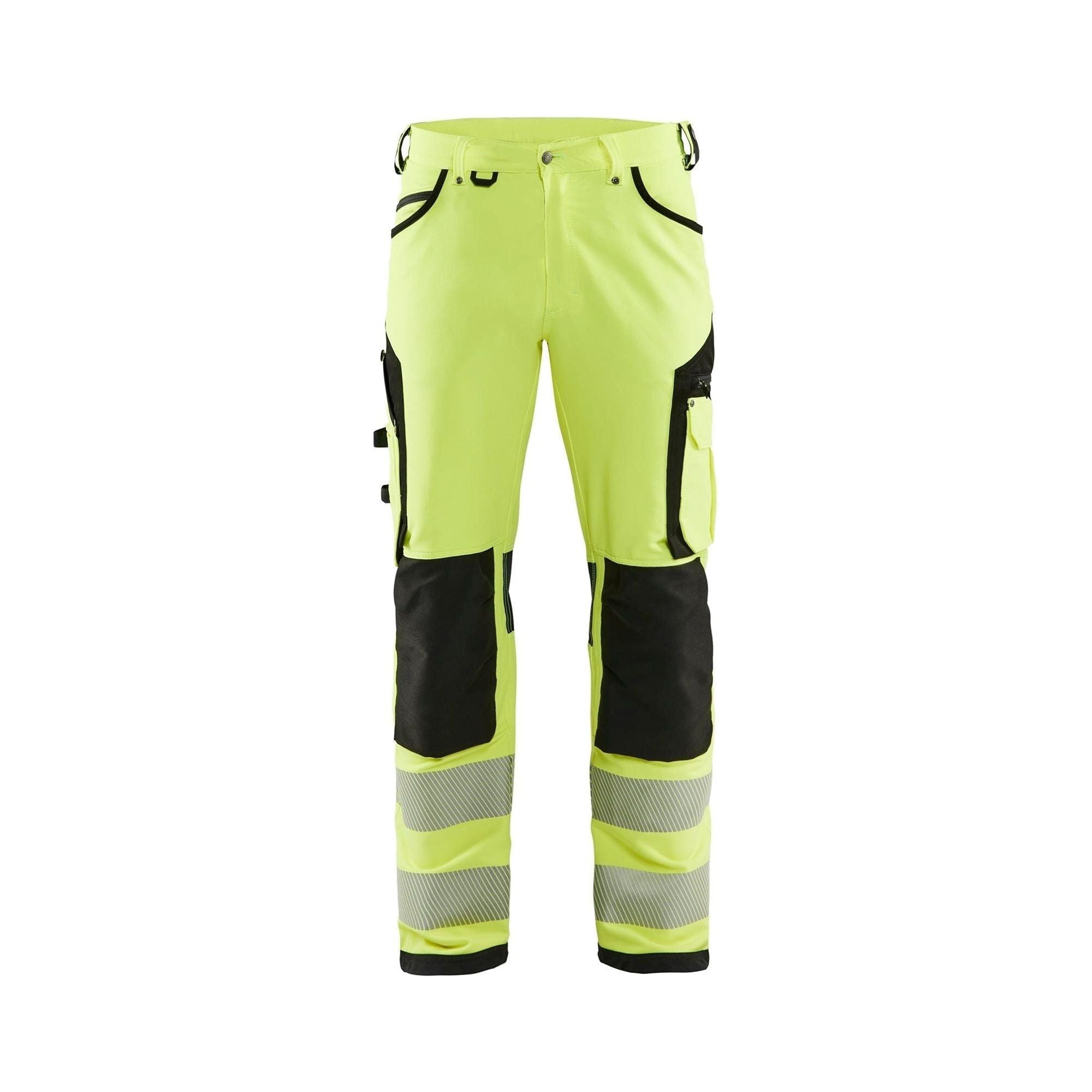 Sort BlÅklder 1197 High Vis Buks Vejs Stretch Herre High Vis Gul C44 Bukser Arbejdstøj Beklædning Vis - BlÅklÄder Jeans - 7330509840504