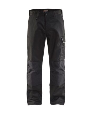 BlÅklder 1406 Service Buks Med Knælommer Sort Grå Herre Sort Grå C44 Servicebukser Baglomme BlÅklder - BlÅklÄder Jeans  - 7330509167731