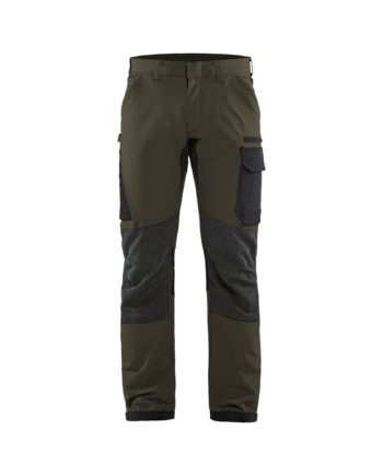 Sort BlÅklder 1422 Service Buks Vejs Stretch Olivengrøn Herre Olivengrøn C44 Servicebukser BlÅklder Cordura - BlÅklÄder Jeans  - 7330509734186