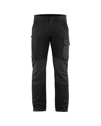 BlÅklder 1422 Service Buks Vejs Stretch Sort Mørk Grå Herre Sort Mørk Grå C44 Servicebukser BlÅklder Cordura - BlÅklÄder Jeans  - 7330509735244