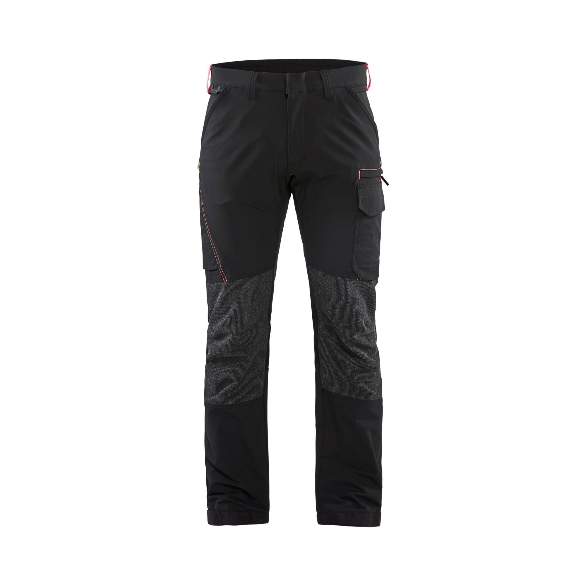 BlÅklder 1422 Service Buks Vejs Stretch Sort Rød Herre Sort Rød C44 Servicebukser BlÅklder Cordura - BlÅklÄder Jeans  - 7330509734995