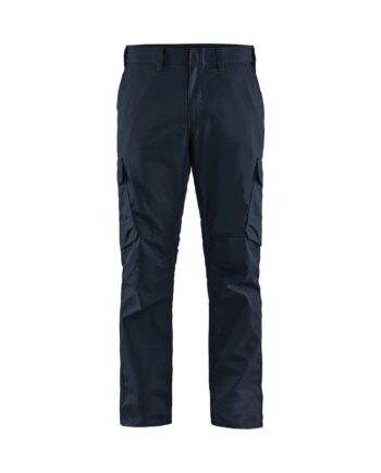 Sort BlÅklder 1444 Industri Buks Stretch Mørk Marineblå Herre Mørk Marineblå C44 Bukser Arbejdsbukser Baglomme - BlÅklÄder Jeans  - 7330509756072