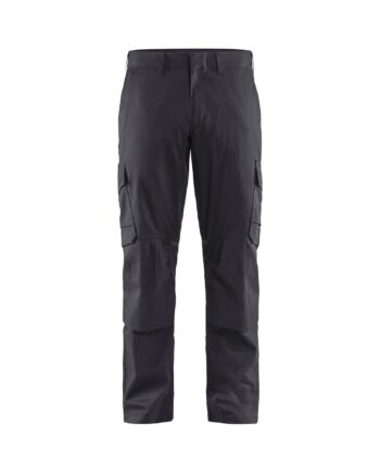 Sort BlÅklder 1448 Industri Buks Med Knælommer Stretch Mellemgrå Herre Mellemgrå C44 Bukser Arbejdstøj Beklædning Stretch Knælommer - BlÅklÄder Jeans  - 7330509759486