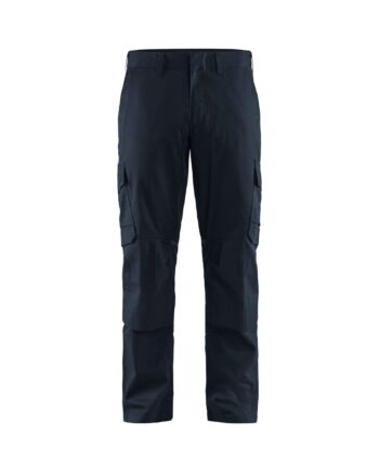 Sort BlÅklder 1448 Industri Buks Med Knælommer Stretch Mørk Marineblå Herre Mørk Marineblå C44 Bukser Arbejdstøj Beklædning Stretch Knælommer - BlÅklÄder Jeans  - 7330509758823