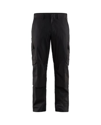 BlÅklder 1448 Industri Buks Med Knælommer Stretch Sort Mørk Grå Herre Sort Mørk Grå C44 Bukser Arbejdstøj Beklædning Stretch Knælommer - BlÅklÄder Jeans  - 7330509760802