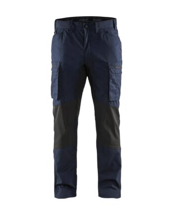 Sort BlÅklder 1459 Service Buks Med Stretch Mørk Marineblå Herre Mørk Marineblå C44 Servicebukser Beklædning Stretch Jeans Bukser - BlÅklÄder Jeans  - 7330509498286