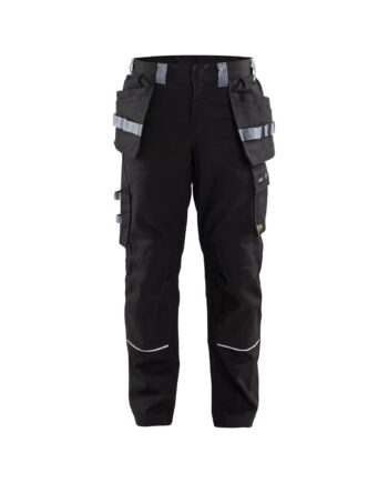 BlÅklder 1461 Brandhæmmende Håndværker Buks Sort Grå Herre Sort Grå C44 Servicebukser Baglomme BlÅklder - BlÅklÄder Jeans  - 7330509638811