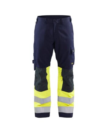 BlÅklder 1478 Multinorm Buks Herre Marineblå High Vis Gul C46 Bukser Arbejdsbukser Atpv - BlÅklÄder Jeans  - 7330509516720
