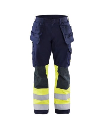 BlÅklder 1479 Multinorm Håndværker Buks Herre Marineblå High Vis Gul C44 Bukser Arbejdsbukser Atpv - BlÅklÄder Jeans  - 7330509551653