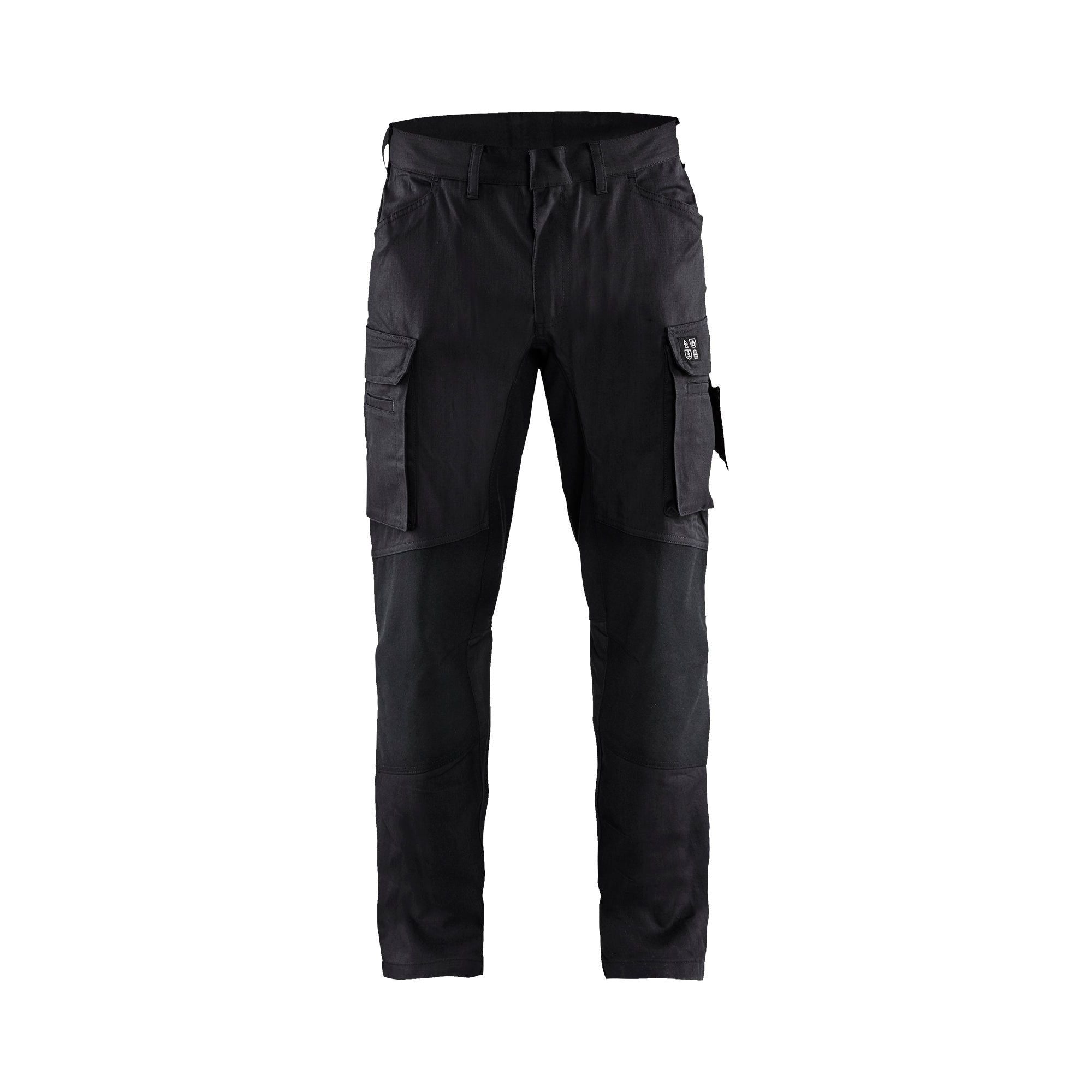 Sort BlÅklder 1486 Brandhæmmende Buks Inherent Med Stretch Herre C44 Bukser Arbejdstøj Beklædning Antiflame Stretch - BlÅklÄder Jeans  - 7330509883068