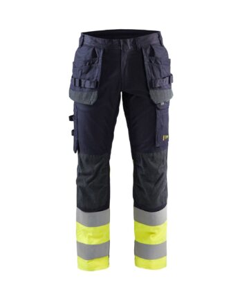 BlÅklder 1487 Multinorm Buks Inherent Med Stretch Herre Marineblå High Vis Gul C44 Bukser Arbejdsbukser Atpv - BlÅklÄder Jeans  - 7330509662168