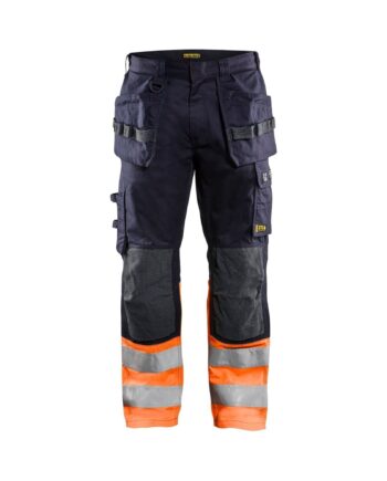 BlÅklder 1489 Multinorm Buks Inherent Herre Marineblå High Vis Orange C44 Bukser Antiflame Arbejdsbukser - BlÅklÄder Jeans  - 7330509720561