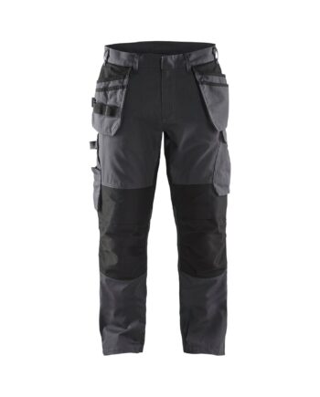Sort BlÅklder 1496 Service Buks Med Sømlommer Med Stretch Mellemgrå Herre Mellemgrå C44 Servicebukser Baglomme Blyantlomme - BlÅklÄder Jeans  - 7330509689806