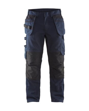 Sort BlÅklder 1496 Service Buks Med Stretch Mørk Marineblå Mørk Marineblå C44 Servicebukser Baglomme Blyantlomme - BlÅklÄder Jeans  - 7330509548301