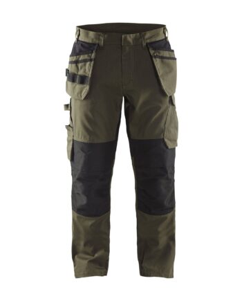 Sort BlÅklder 1496 Service Buks Med Sømlommer Med Stretch Olivengrøn Herre Olivengrøn C44 Servicebukser Baglomme Blyantlomme - BlÅklÄder Jeans  - 7330509547762