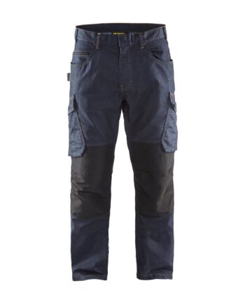 Sort BlÅklder 1497 Service Buks Denim Stretch Herre Marineblå C44 Servicebukser Arbejdstøj Beklædning Jeans - BlÅklÄder Jeans  - 7330509554753