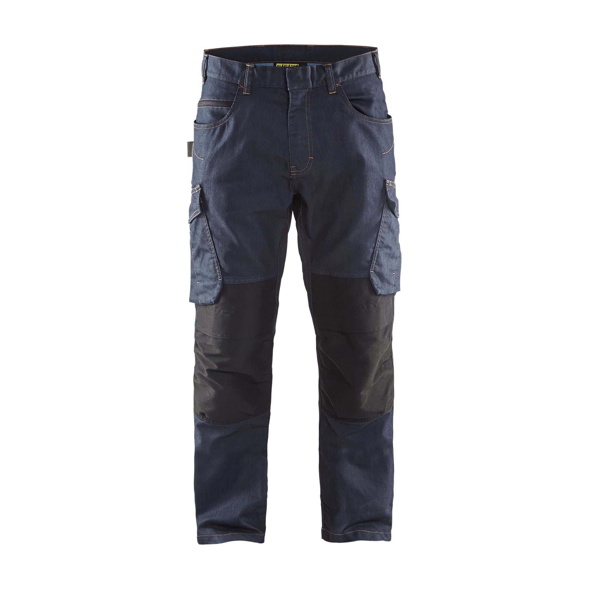 Sort BlÅklder 1497 Service Buks Denim Stretch Herre Marineblå C44 Servicebukser Arbejdstøj Beklædning Jeans - BlÅklÄder Jeans  - 7330509554753