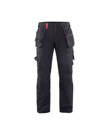 BlÅklder 1522 Håndværker Buks Vejs Stretch Sort Rød Herre Sort Rød C44 Bukser Baglomme Blyantlomme - BlÅklÄder Jeans  - 7330509765944
