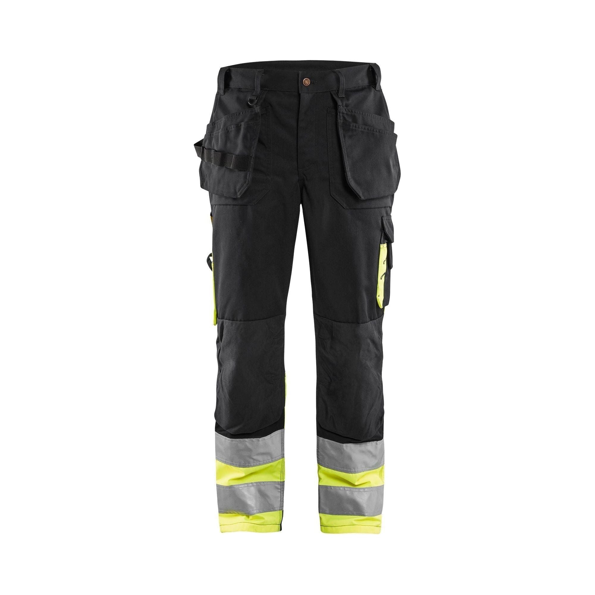 BlÅklder 1529 High Vis Buks High Vis Gul Herre Sort High Vis Gul C146 Bukser Beklædning Bukser - BlÅklÄder Jeans - 7330509372548
