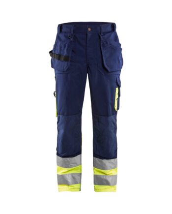 BlÅklder 1529 High Vis Buks High Vis Gul Herre Marineblå High Vis Gul C146 Bukser Beklædning Bukser - BlÅklÄder Jeans  - 7330509291450