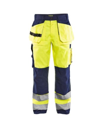 BlÅklder 1533 High Vis Buks High Vis Gul Marineblå Herre High Vis Gul Marineblå C44 Bukser Beklædning BlÅklder - BlÅklÄder Jeans  - 7330509313091