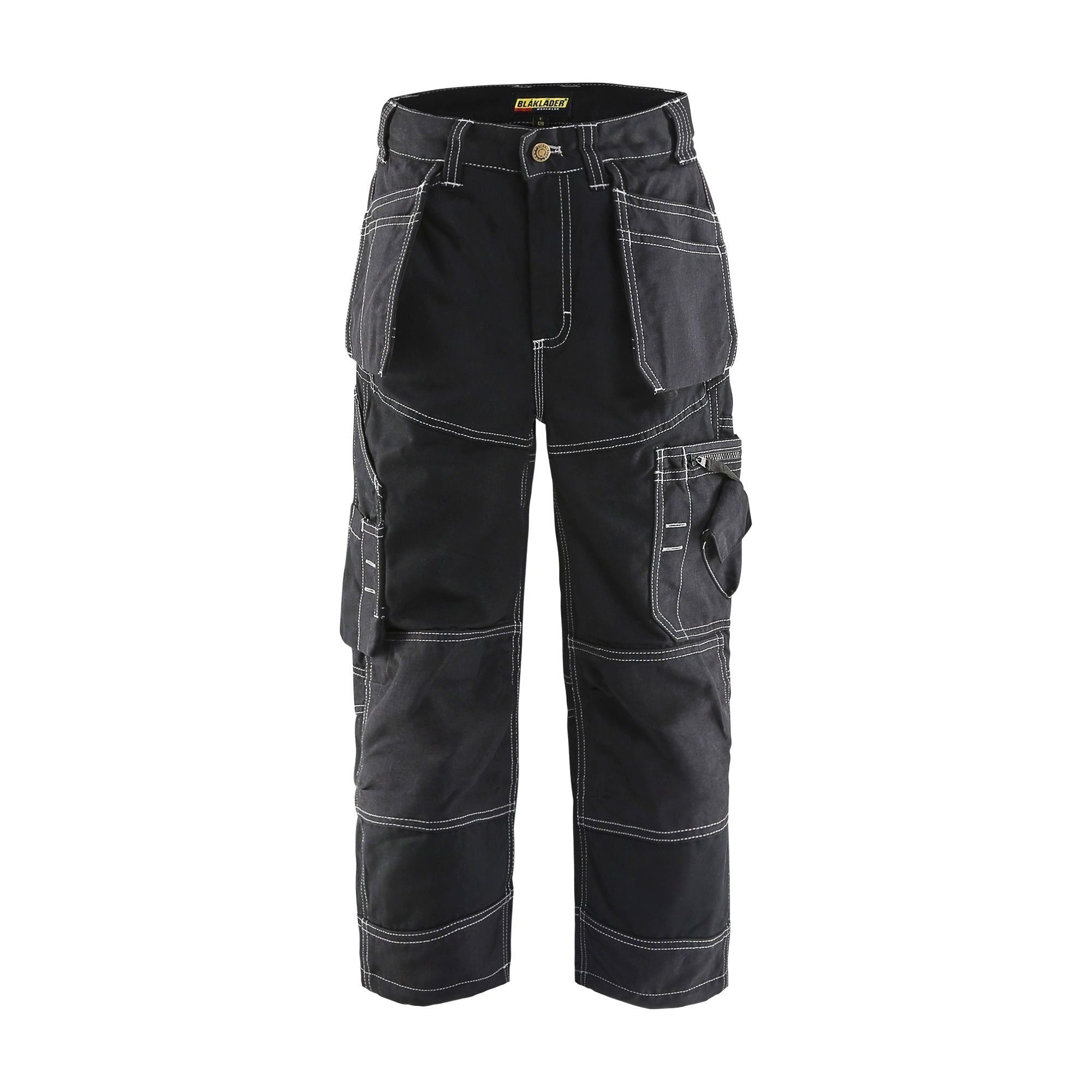 Sort BlÅklder 1546 Børne Håndværker Buks C104 Bukser Blyantlomme Bukser - BlÅklÄder Jeans - 7330509332856