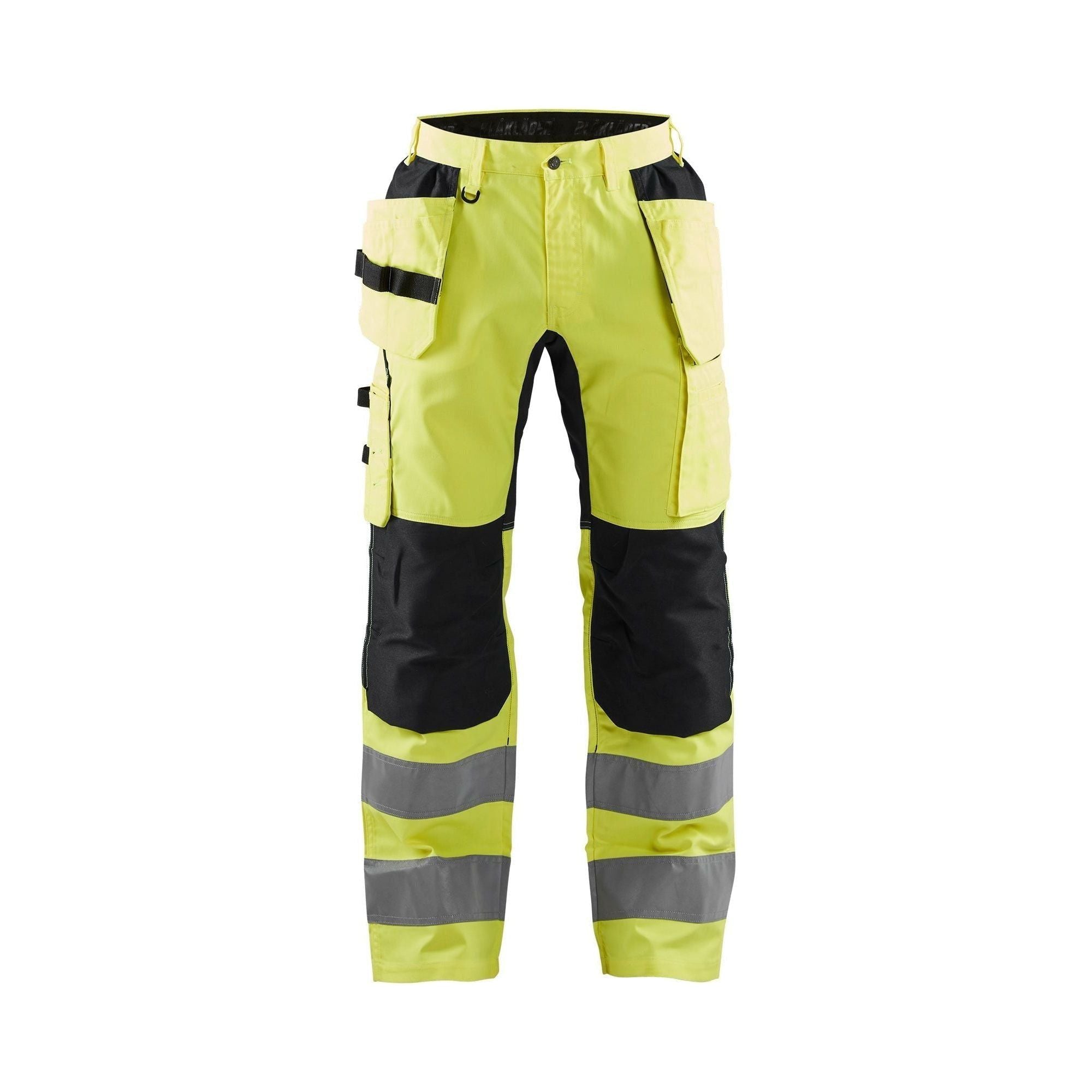 Sort BlÅklder 1552 High Vis Buks Med Stretch High Vis Gul Herre High Vis Gul C44 Bukser Blyantlomme Bukser - BlÅklÄder Jeans - 7330509546390