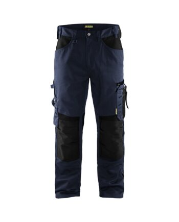 Sort BlÅklder 1556 Håndværker Buks Mørk Marineblå Herre Mørk Marineblå C44 Bukser Baglomme BlÅklder - BlÅklÄder Jeans  - 7330509764534