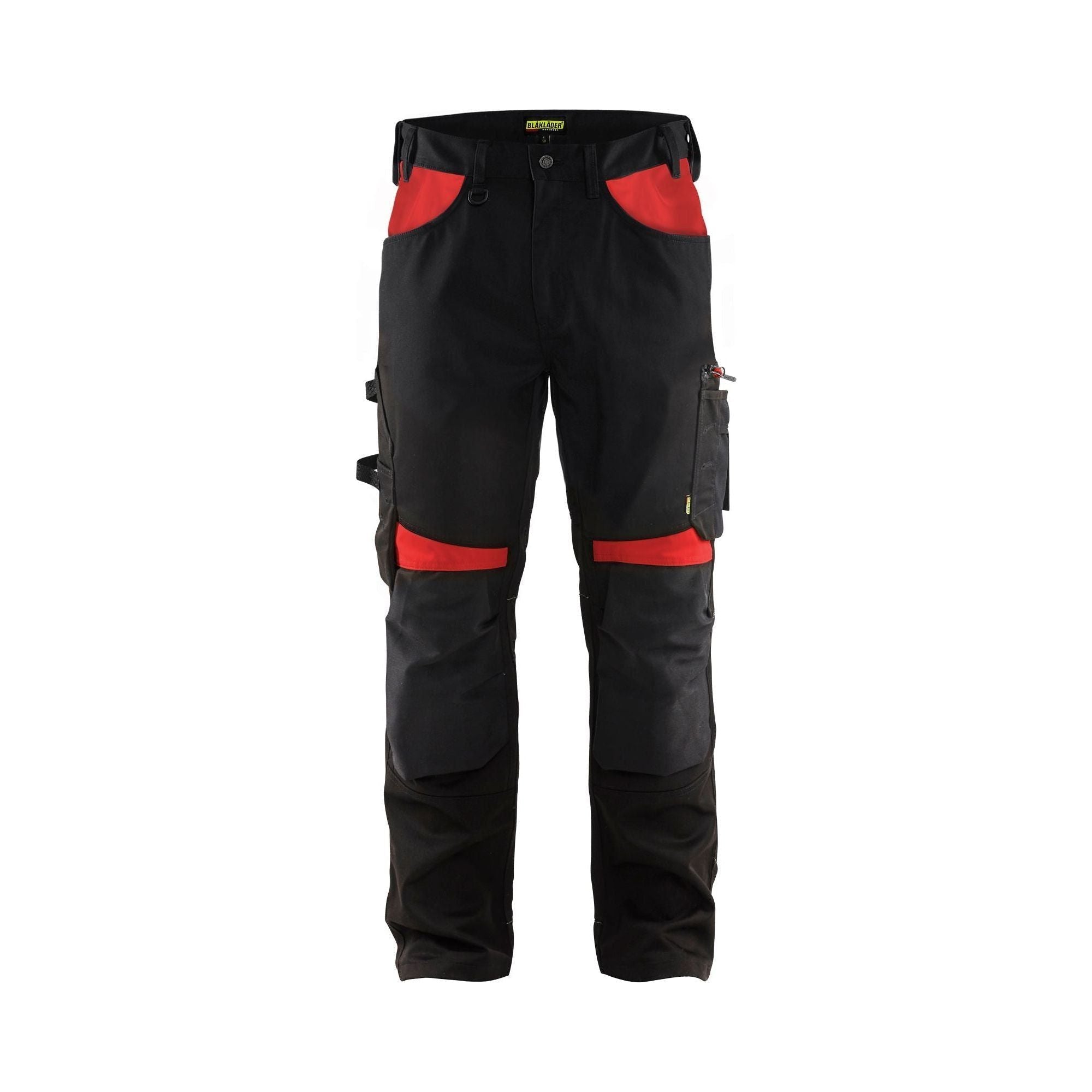 BlÅklder 1556 Håndværker Buks Sort Rød Herre Sort Rød C44 Bukser Baglomme BlÅklder - BlÅklÄder Jeans - 7330509765616