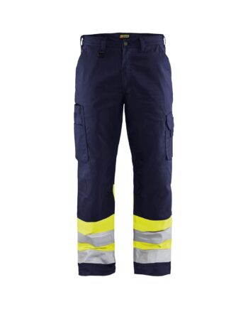 BlÅklder 1564 High Vis Buks Marineblå High Vis Gul Herre Marineblå High Vis Gul C44 Bukser Baglomme Bukser - BlÅklÄder Jeans  - 7330509401309