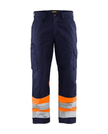 BlÅklder 1564 High Vis Buks Marineblå High Vis Orange Herre Marineblå High Vis Orange C44 Bukser Baglomme Bukser - BlÅklÄder Jeans  - 7330509401538