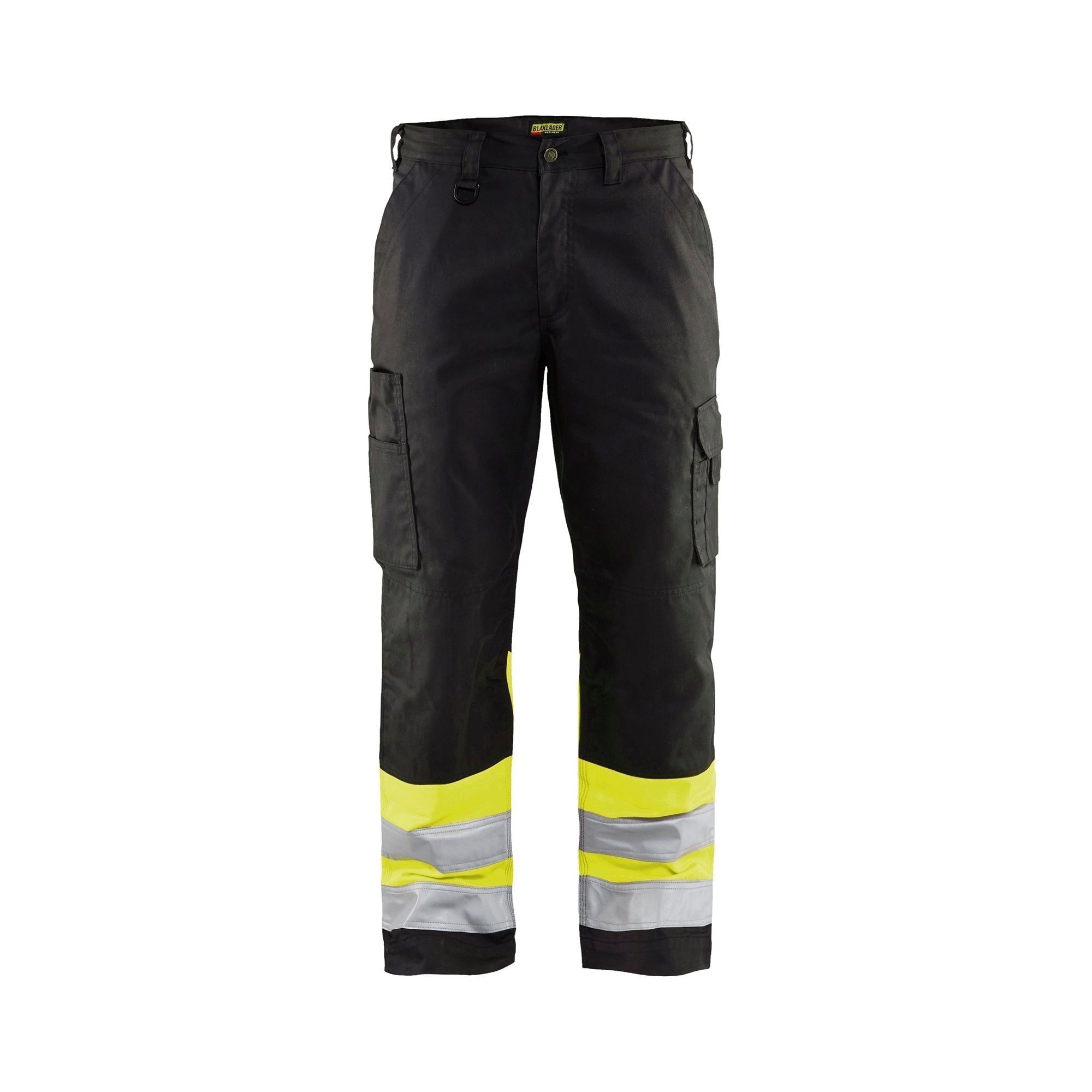 BlÅklder 1564 High Vis Buks Sort High Vis Gul Herre Sort High Vis Gul C44 Bukser Baglomme Bukser - BlÅklÄder Jeans - 7330509401781