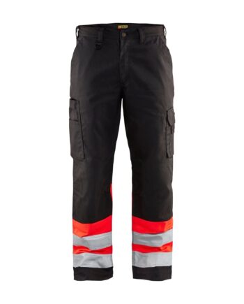 BlÅklder 1564 High Vis Buks Sort High Vis Rød Herre Sort High Vis Rød C44 Bukser Baglomme Bukser - BlÅklÄder Jeans  - 7330509402030