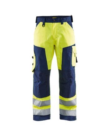 BlÅklder 1566 High Vis Buks High Vis Gul Marineblå Herre High Vis Gul Marineblå C44 Bukser Baglomme Bukser - BlÅklÄder Jeans  - 7330509412961