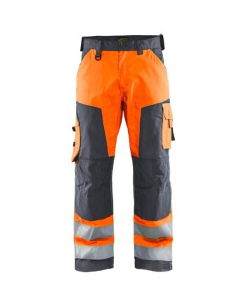 BlÅklder 1566 High Vis Buks High Vis Orange Mellemgrå Herre High Vis Orange Mellemgrå C44 Bukser Baglomme Bukser - BlÅklÄder Jeans  - 7330509746837