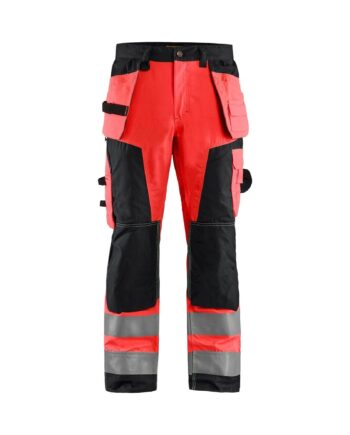 Sort BlÅklder 1568 High Vis Buks Herre High Vis Rød C44 Bukser Blyantlomme Bukser - BlÅklÄder Jeans  - 7330509402986