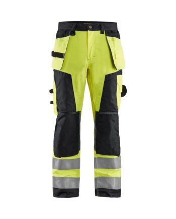 Sort BlÅklder 1568 High Vis Buks Herre High Vis Gul C44 Bukser Blyantlomme Bukser - BlÅklÄder Jeans  - 7330509402511