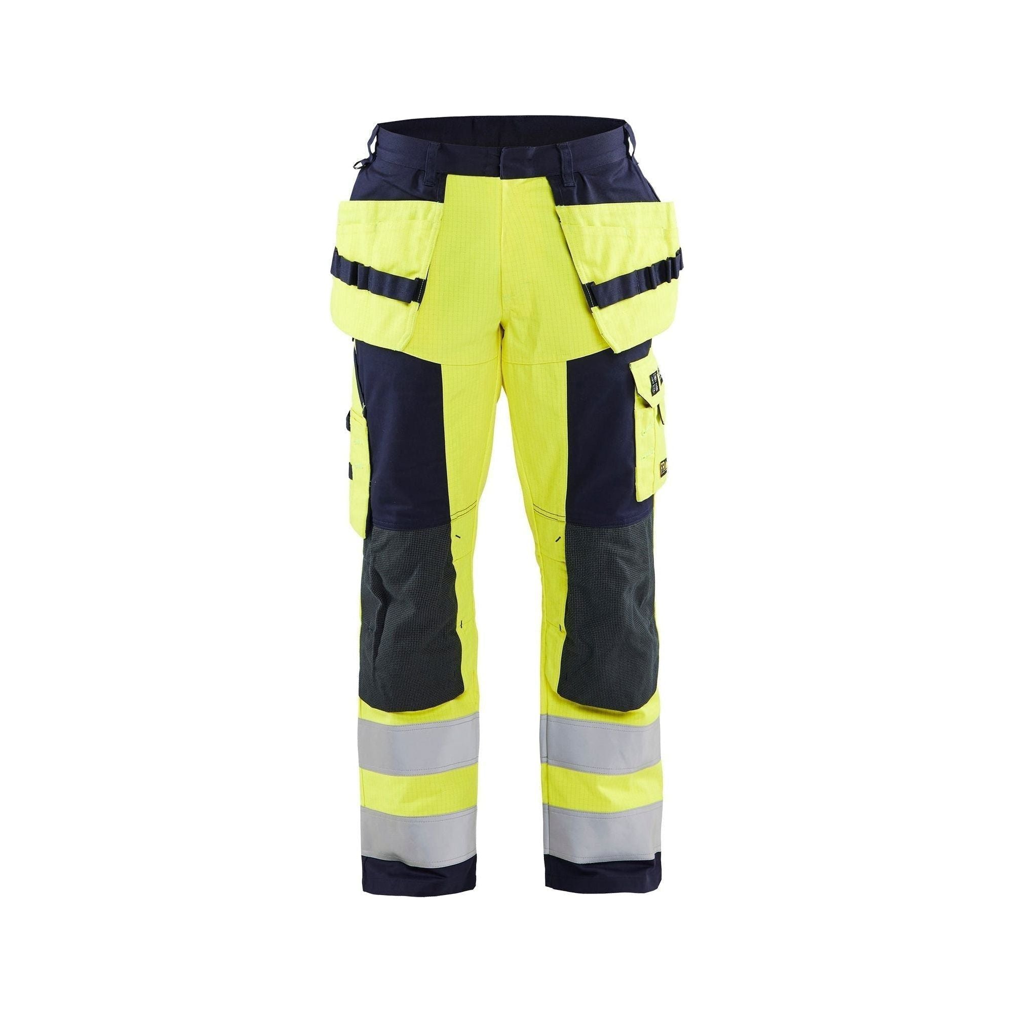 BlÅklder 1579 Multinorm Håndværker Buks Herre High Vis Gul Marineblå C44 Bukser Antistatisk Atpv - BlÅklÄder Jeans  - 7330509551400