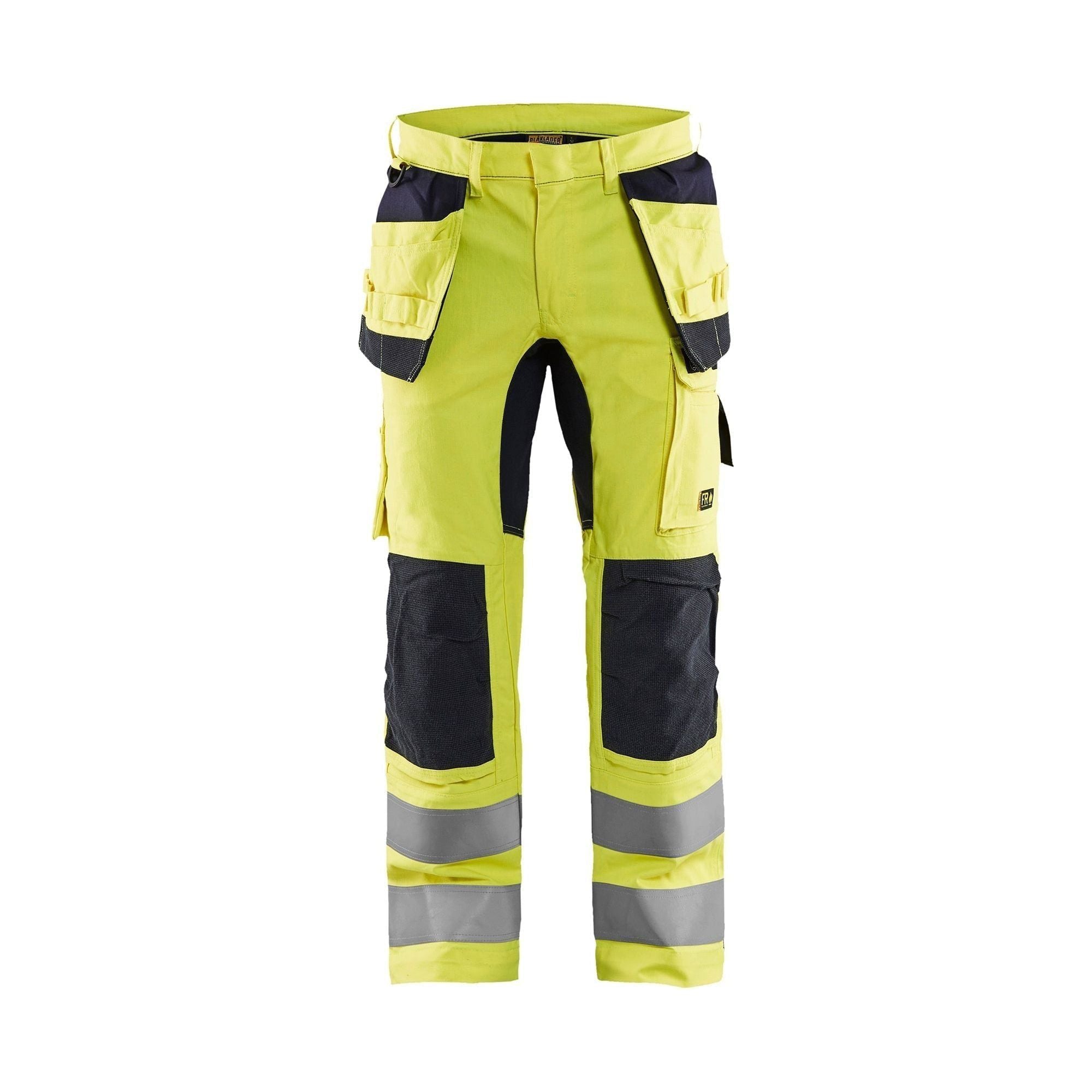 BlÅklder 1587 Multinorm Buks Inherent Med Stretch High Vis Gul Marineblå C44 Bukser BlÅklder Discount - BlÅklÄder Jeans  - 7330509662427