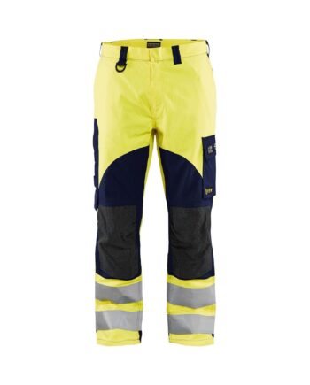 BlÅklder 1588 Multinorm Flammehæmmende Buks Inherent Herre High Vis Gul Marineblå C44 Bukser Antiflame Arbejdstøj - BlÅklÄder Jeans  - 7330509623787