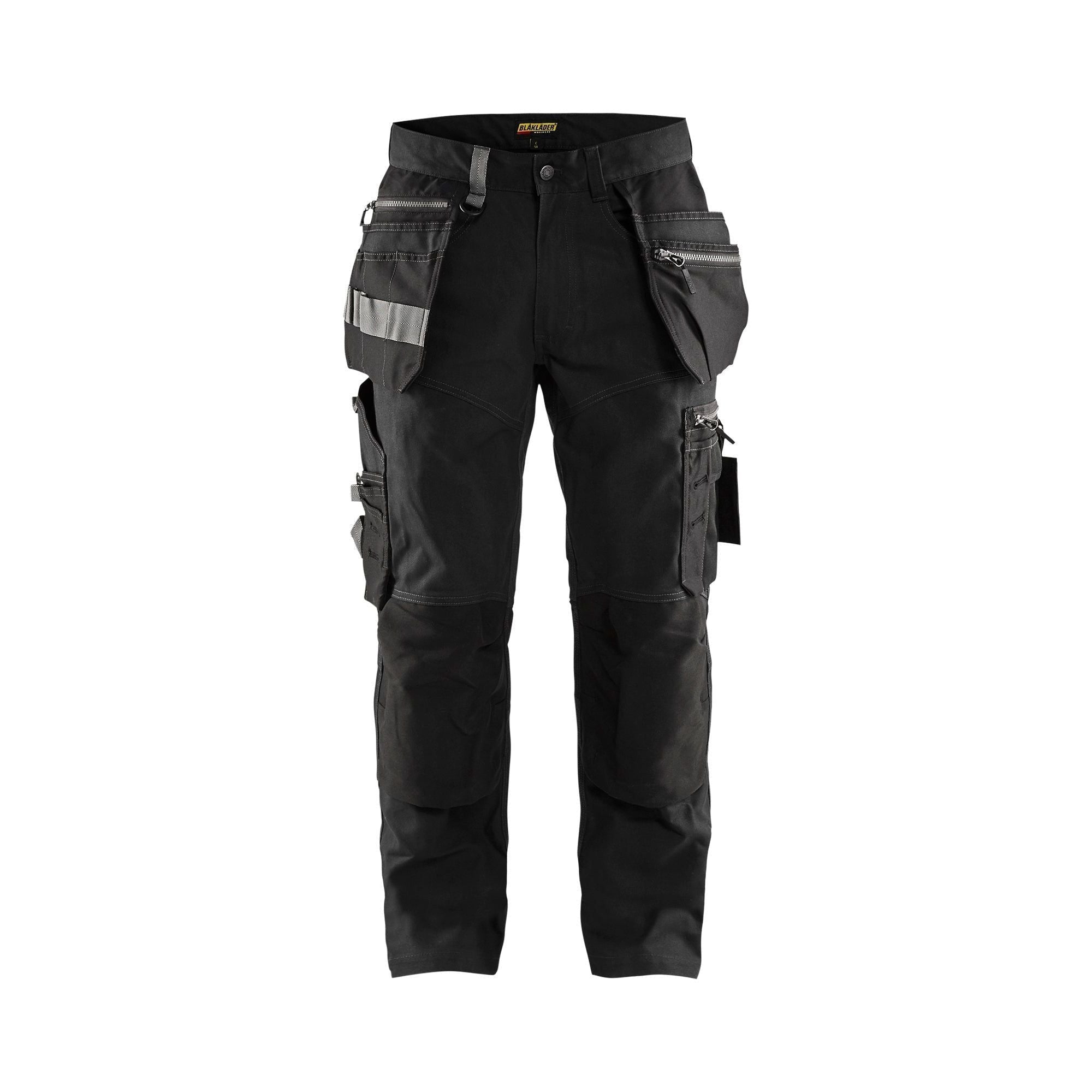 Sort BlÅklder 1590 Håndværker Buks Med Stretch Herre C44 Bukser Baglomme Bukser - BlÅklÄder Jeans - 7330509621929