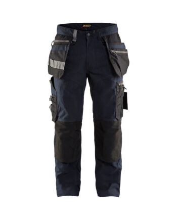 Sort BlÅklder 1590 Håndværker Buks Med Stretch Herre Mørk Marineblå C44 Bukser Baglomme Bukser - BlÅklÄder Jeans  - 7330509621677
