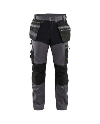Sort BlÅklder 1599 Håndværker Buks Med Stretch Mellemgrå Herre Mellemgrå C44 Bukser Arbejdstøj BlÅklder - BlÅklÄder Jeans  - 7330509845530